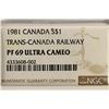 Image 3 : 1981 CANADA SILVER DOLLAR TRAN-CANADA RAILWAY