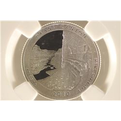 2010-S WASHINGTON SILVER QUARTER GRAND CANYON N.P.