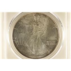 1993 AMERICAN SILVER EAGLE PCGS MS66