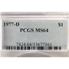 Image 3 : 1977-D IKE DOLLAR PCGS MS64