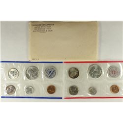 1962 US MINT SILVER SET (UNC) P/D (WITH ENVELOPE)