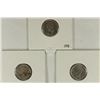 Image 2 : 1941-C, 1942 & 1944 NEWFOUNDLAND SILVER 10 CENTS