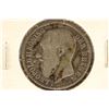 Image 1 : 1887 BELGIUM SILVER FRANC .1343 OZ. ASW