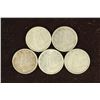 Image 1 : 5 ASSORTED CANADA SILVER DIMES
