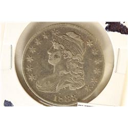 1833 CAPPED BUST HALF DOLLAR VERY FINE