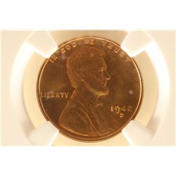 1942-D LINCOLN CENT NGC MS66RD