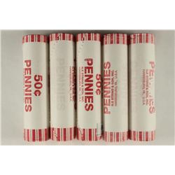 5-50 CENT ROLLS OF 2009-P BIRTH & CHILDHOOD