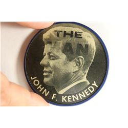 3'' 1960 JOHN F. KENNEDY FLASHER BUTTON VARI-VUE