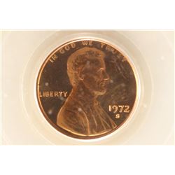 1972-S LINCOLN CENT PCGS MS64RD