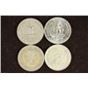 Image 2 : 1953-D & 1964 WASHINGTON SILVER QUARTERS &