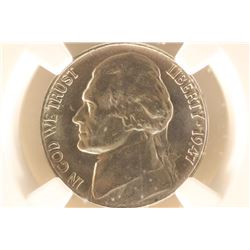 1947 JEFFERSON NICKEL NGC MS66