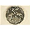 Image 1 : 1971 BAHAMAS SILVER PROOF $2 .8862 OZ. ASW