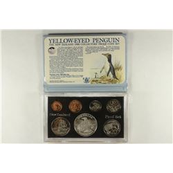 1988 NEW ZEALAND PROOF SET YELLOW-EYED PENGUIN