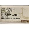 Image 3 : 2006 CANADA SILVER $1 LUCKY LOONIE COLORIZED NGC