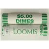 Image 1 : 2-$5 ROLLS OF 2011-P & D ROOSEVELT DIMES BU'S