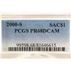 Image 3 : 2000-S SACAGAWEA DOLLAR PCGS PR68 DCAM