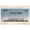 Image 3 : 1961 JEFFERSON NICKEL PCGS PR66