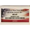 Image 3 : 2014 (W) AMERICAN SILVER EAGLE NGC MS69