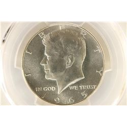 1965 SMS 40% SILVER JOHN F. KENNEDY HALF PCGS SP66