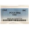 Image 3 : 1965 SMS 40% SILVER JOHN F. KENNEDY HALF PCGS SP66