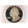 Image 1 : 1997-S WASHINGTON SILVER QUARTER PCGS PR69 DCAM