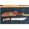 Image 1 : Damascus Bowie Knife