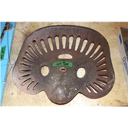 Cast Iron Implement Seat