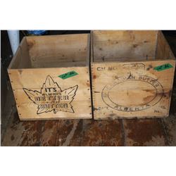 Butter Boxes (2) - Wooden