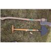 Image 1 : Grub Hoe & a Peat Moss Block Cutter