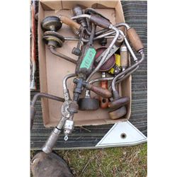 Flat with a Corner Brace, 3 Hand Drills and 4 Drill Braces