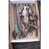 Image 1 : Flat of Alligator Wrenches (5) and Assorted Wrenches (10)