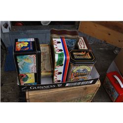 Flat with Modern Collector Tins