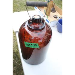 Dominion Glass Brown Jug