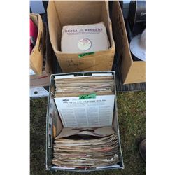 Two Boxes of 78 RPM Records