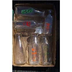 Flat with Pint Cream Bottles (6)