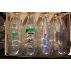 Collection of Milk Bottles (4)