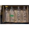 Image 1 : Collection of Milk Bottles (4)