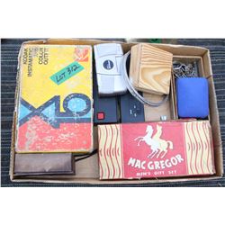Flat with Vintage Kodak Instamatic Camera, 3 Other Cameras, Pocket Watch, Pen Knife & a McGregor Men