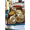 Image 1 : Flat with Assorted China Cups and Saucers (5)