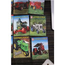 Rubbermaid Tub with 'Antique Power' Magazines (19)