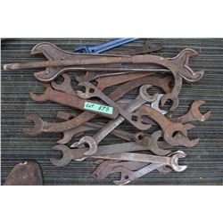 Collection of Combination Open End Wrenches - Approx. 20