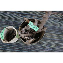 Two Buckets of Assorted Drill Bits
