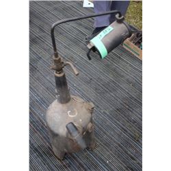 Soldering Iron Heater with Fuel Chamber - Complete with Hand Pump