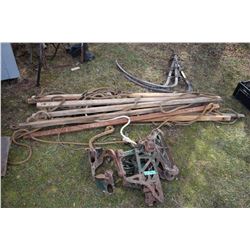 Hay Elevator with Pulleys