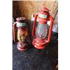 Image 1 : Dietz Crescent Barn Lantern & a Small Electric Barn-style Lantern