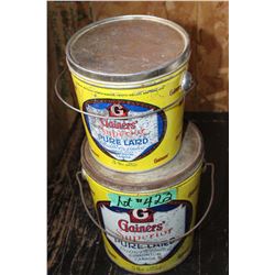 Gainers Lard Pails (2)