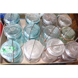 Pint Jars with Wire Tops (12)