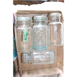 Flat with Quart Sealers (4)