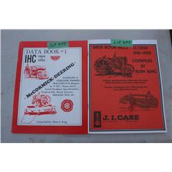 Two Books - J.I. Case and McCormick Deering