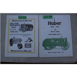 Two Books - Huber and Minneapolis Moline